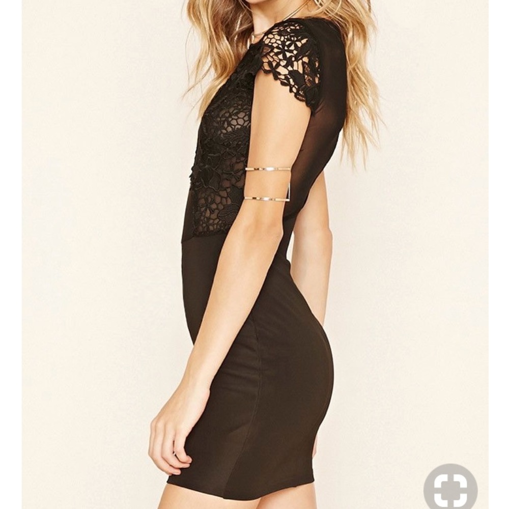 Lace Panel Sheath Dress